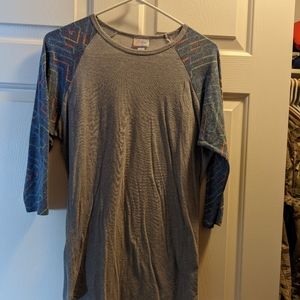 lula roe 3/4 sleeve shirt